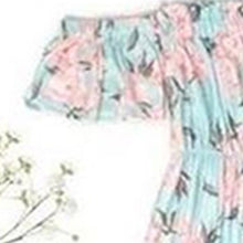 Load image into Gallery viewer, Bear Leader Summer Floral Dresses Family Matching Outfits Fashion