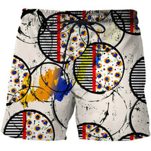 Load image into Gallery viewer, Beautiful Abstract Geometry Summer Beach Shorts