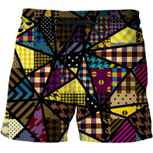 Load image into Gallery viewer, Beautiful Abstract Geometry Summer Beach Shorts