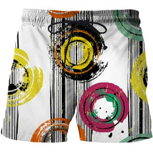Load image into Gallery viewer, Beautiful Abstract Geometry Summer Beach Shorts