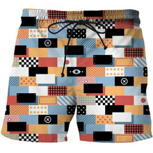 Load image into Gallery viewer, Beautiful Abstract Geometry Summer Beach Shorts