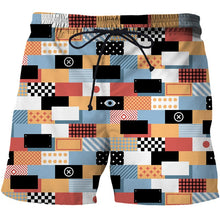 Load image into Gallery viewer, Beautiful Abstract Geometry Summer Beach Shorts