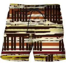Load image into Gallery viewer, Beautiful Abstract Geometry Summer Beach Shorts
