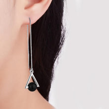 Load image into Gallery viewer, Beautiful Triangle Geometric Sterling Silver Jewelry Long