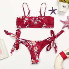 Load image into Gallery viewer, Beautiful Women Girls Bikini Set Ruffles Padded