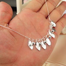 Load image into Gallery viewer, Beautiful leaf pendant sterling silver anklet