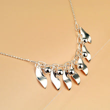 Load image into Gallery viewer, Beautiful leaf pendant sterling silver anklet