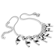 Load image into Gallery viewer, Beautiful leaf pendant sterling silver anklet