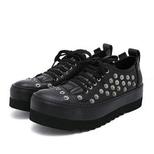 Load image into Gallery viewer, Men Rivet Casual Shoes Genuine Leather Handmade Fashion