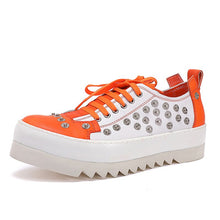 Load image into Gallery viewer, Men Rivet Casual Shoes Genuine Leather Handmade Fashion