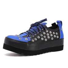 Load image into Gallery viewer, Men Rivet Casual Shoes Genuine Leather Handmade Fashion