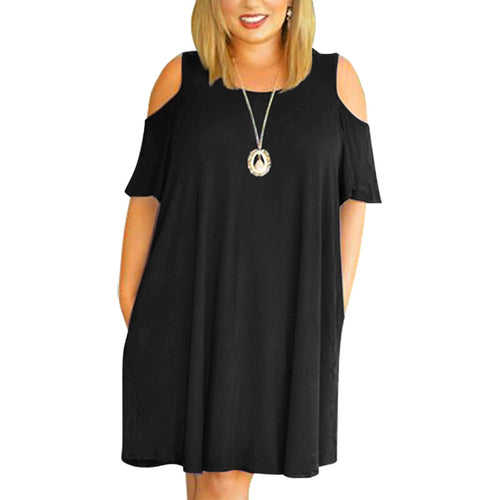 Woman Summer dress Loose plus size