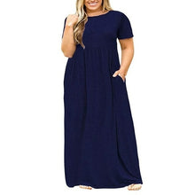 Load image into Gallery viewer, Summer Short Sleeve Print Dress
