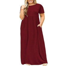 Load image into Gallery viewer, Summer Short Sleeve Print Dress