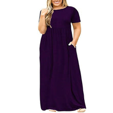 Load image into Gallery viewer, Summer Short Sleeve Print Dress