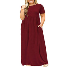 Load image into Gallery viewer, Summer Short Sleeve Print Dress
