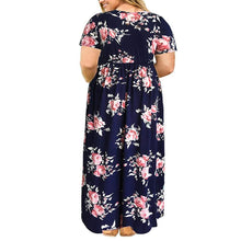 Load image into Gallery viewer, Summer Short Sleeve Print Dress