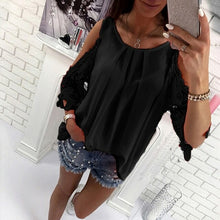 Load image into Gallery viewer, Bigsweety Ladies Blouse Fashion Womens Off Shoulder Tops Blouse Shirts
