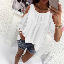 Load image into Gallery viewer, Bigsweety Ladies Blouse Fashion Womens Off Shoulder Tops Blouse Shirts