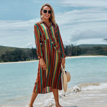 Load image into Gallery viewer, Bikini Beach Cover up Tunics for Beach Long Kaftan Bikini Cover up - Sophornlilly