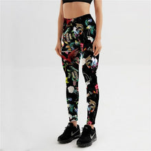 Load image into Gallery viewer, Bird Flowers Coloful leggings Women‘s Print Sexy Leggings Exercise