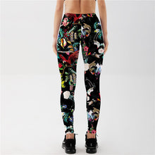 Load image into Gallery viewer, Bird Flowers Coloful leggings Women‘s Print Sexy Leggings Exercise
