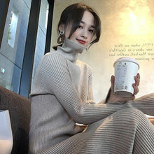 Load image into Gallery viewer, Knitted Bodycon Sweater Dress