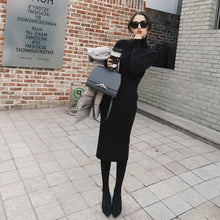 Load image into Gallery viewer, Knitted Bodycon Sweater Dress