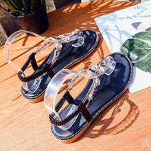 Load image into Gallery viewer, Black Green Bling Crystal Shoes Women Comfortable Flats Bohemia - Sophornlilly