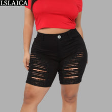 Load image into Gallery viewer, Black Hole Clothing Personalized New Arrival Denim Shorts Women
