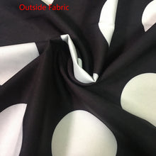 Load image into Gallery viewer, Black And White Polka Dot Dress Floor Length Long