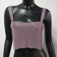 Load image into Gallery viewer, Bling Rhinestones Party Crop Top Fashion Solid Backless Straps