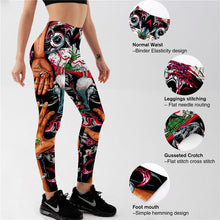 Load image into Gallery viewer, Bloody Eyes Hands leggings Women‘s Print Sexy Leggings Exercise