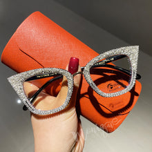 Load image into Gallery viewer, Cat Eye Sunglasses Vintage Clear