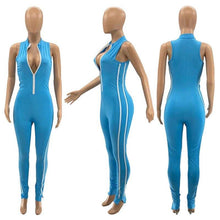 Load image into Gallery viewer, Blue Rompers Womens Jumpsuit Club Outfits for Woman Fashion - Sophornlilly
