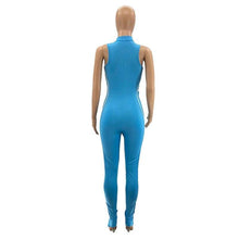 Load image into Gallery viewer, Blue Rompers Womens Jumpsuit Club Outfits for Woman Fashion - Sophornlilly