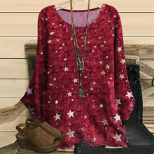 Load image into Gallery viewer, O neck Long Sleeve Casual Plus Size