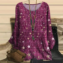 Load image into Gallery viewer, O neck Long Sleeve Casual Plus Size