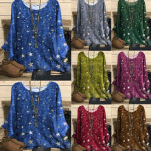 Load image into Gallery viewer, O neck Long Sleeve Casual Plus Size