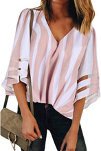 Load image into Gallery viewer, European Style Striped Woman Shirt