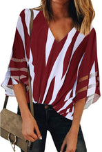 Load image into Gallery viewer, European Style Striped Woman Shirt