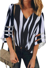 Load image into Gallery viewer, European Style Striped Woman Shirt