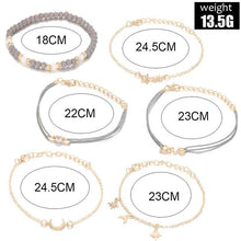 Load image into Gallery viewer, Bohemian Bracelet Set For Women Shell Star Moon Love Heart Natural - Sophornlilly