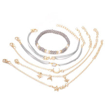 Load image into Gallery viewer, Bohemian Bracelet Set For Women Shell Star Moon Love Heart Natural - Sophornlilly