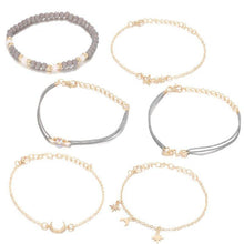 Load image into Gallery viewer, Bohemian Bracelet Set For Women Shell Star Moon Love Heart Natural - Sophornlilly