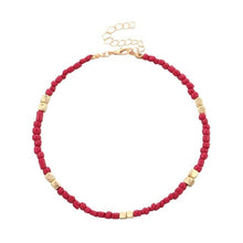 Load image into Gallery viewer, Bohemian Colorful Glass Beaded Anklet For Women Handmade Anklets on