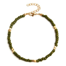 Load image into Gallery viewer, Bohemian Colorful Glass Beaded Anklet For Women Handmade Anklets on