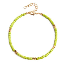 Load image into Gallery viewer, Bohemian Colorful Glass Beaded Anklet For Women Handmade Anklets on