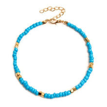 Load image into Gallery viewer, Bohemian Colorful Glass Beaded Anklet For Women Handmade Anklets on