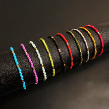Load image into Gallery viewer, Bohemian Colorful Glass Beaded Anklet For Women Handmade Anklets on